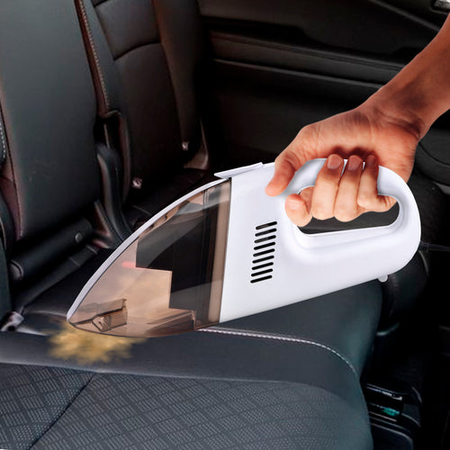 Aspiradora para Coche, Aspiradora Portátil de 65W, Compacto y Potente, Conexión Universal al Mechero del Coche, Incluye Boquilla para Zonas con Difícil acceso, 1L de Capacidad de Residuos