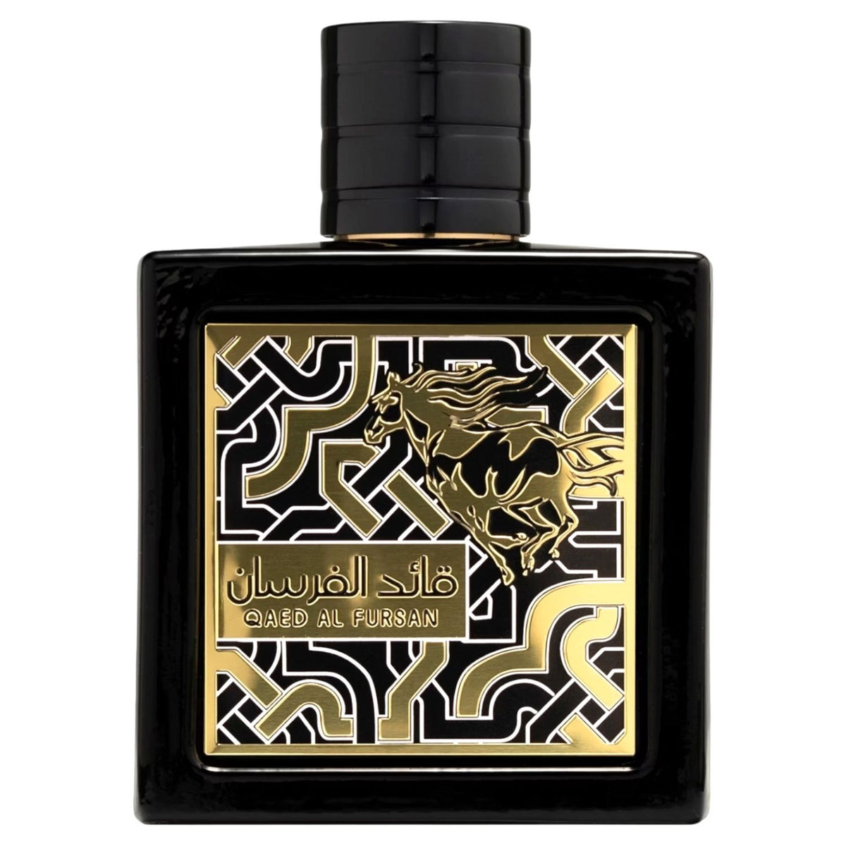 Lattafa Qaed Al Fursan Eau de Parfum Unisex, Perfume Árabe de Aroma Frutal y Amaderado con Notas de Piña, Azafrán, Ámbar y Cedro, 90 ml