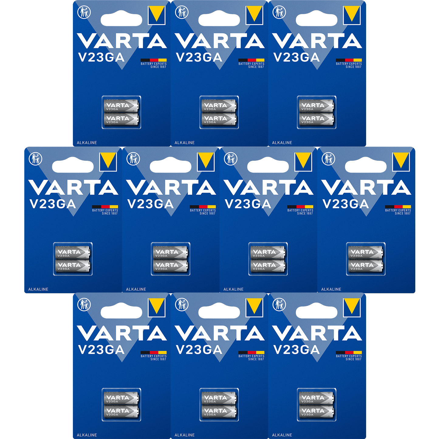 Pilas V23GA Alcalina de Alto Rendimiento, Larga Duración, Para Uso Diario, Ideal para Relojes, Alarmas, Cámaras de Fotos, Calculadoras, Mandos a Garaje, Rastreadores y Otros Dispositivos Pequeños - VARTA