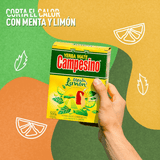 Campesino Yerba Mate, Yerbas para Mate con Sabor a Menta y Limón, Té Rico en Vitaminas y Minerales Esenciales, Origen de Paraguay, 500g por Paquete