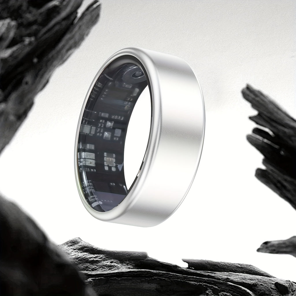 Anillo, Monitor de Pasos, Calorías y Oxígeno, Monitor y Calidad del Sueño, Bluetooth v5.1, Carga Magnética, APP JYouPro, Compatible con Android 5.0, iOS10.0 o superior, 128kb ROM + 96kb RAM - 17,5 mAh, Uso Aproximado 5-7 días