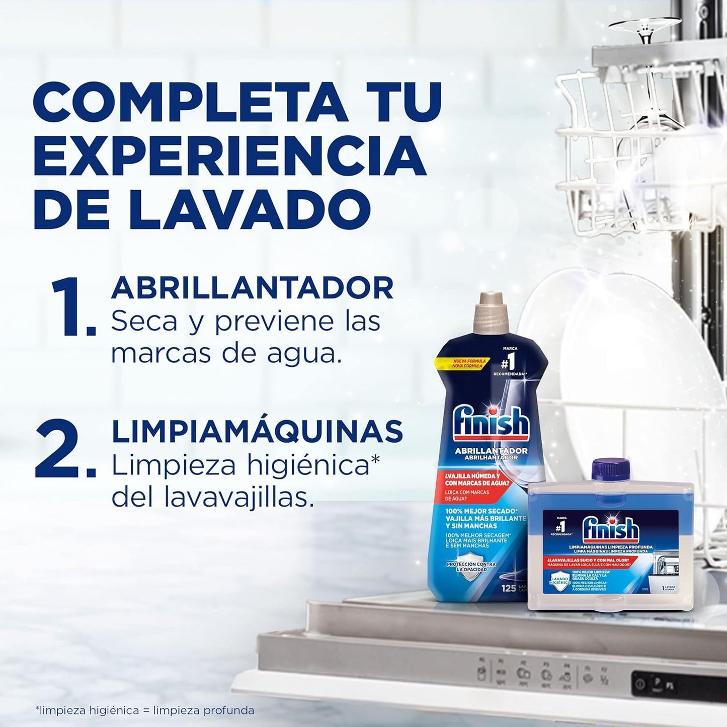 Finish Powerball Power All in 1 Pastillas Lavavajillas con potente Powerball para Eliminar las Manchas de Grasa más Difíciles, Limpieza y Brillo diario, No se necesita Prelavar