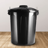 Cubo Basura Cocina 51 Litros con Tapa, Hecho con Materiales Resistentes y Duraderos, Gran Capacidad, Sellado de Olores, Fácil de Limpiar, Ideal para el Hogar, Oficina o Exteriores