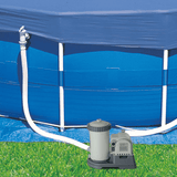 Manguera de Bomba Piscina de 150 cm y 38 mm de Diámetro, Compatible con Depuradoras de Cartucho, Arena y Cloradores Salinos con Conexión de 38mm, Fabricada en Plástico de Alta Resistencia y Duración, Dispone de Conexiones en Ambos Extremos