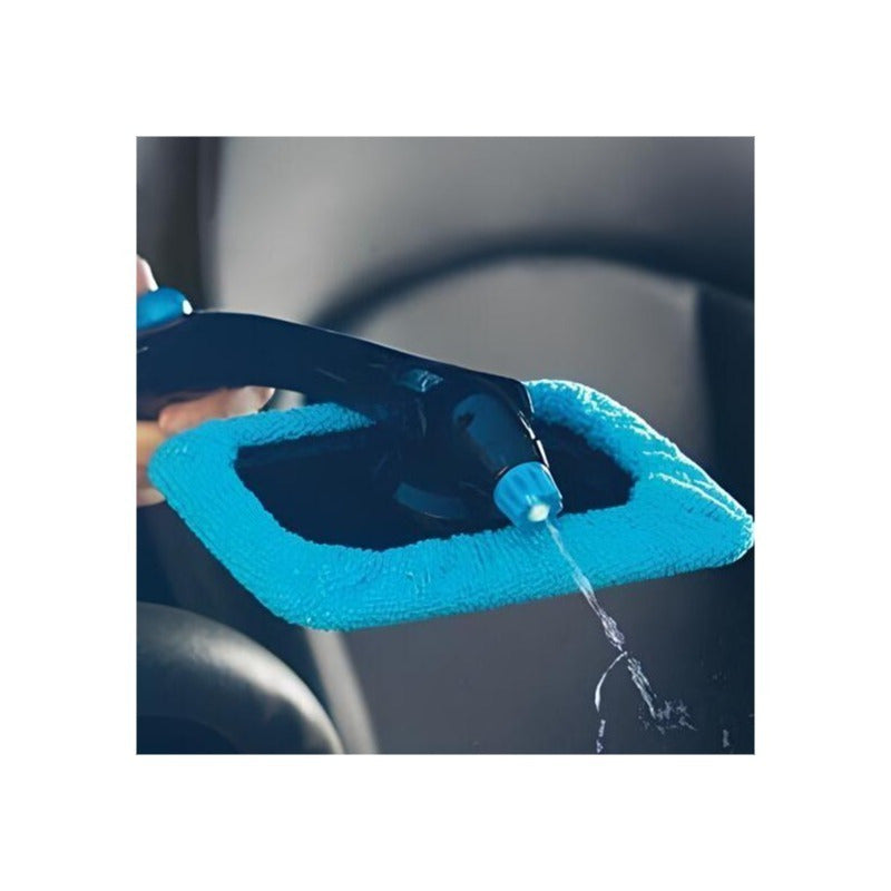 Limpiaparabrisas de Coche Extensible, Recargable con Agua, Cabezal Pivotante, Incluye 2 Microfibras Reutilizables, Mango de ABS, Llega a todos los Rincones sin Esfuerzo, Diseño Ergonómico para Limpiar el Parabrisas de forma Rápida y Fácil