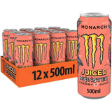 MONSTER ENERGY Bebida Energética, Refresco Energético, Pack 12/24 Latas de 500ml