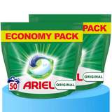 Ariel All-in-1 Detergente para Lavar la Ropa en Cápsulas, 50/100/150 Cápsulas, Eficaz incluso en Frío, Frescura Duradera