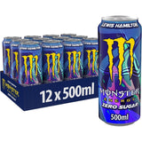 MONSTER ENERGY Bebida Energética, Refresco Energético, Pack 12/24 Latas de 500ml