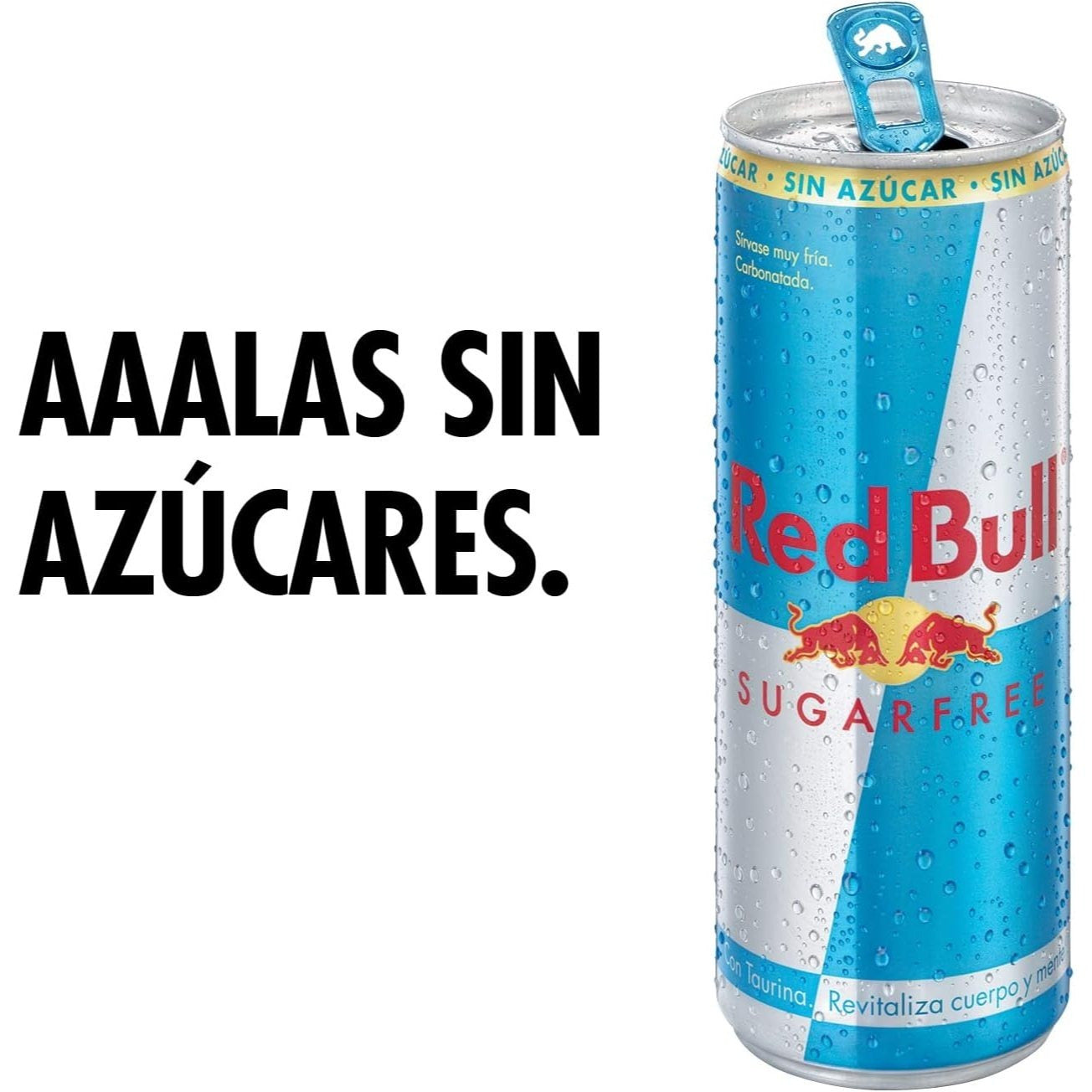 Red Bull Bebida Energética Sin Azúcar, 24 Latas de 250ml