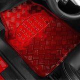 Alfombrillas Coche Antideslizantes, Set 4 Alfombrillas Universales para Coche, Hechas de PVC Duradero y Resistente, Instalación Fácil y Protección Completa para el Interior del Vehículo, Fácil de Limpiar