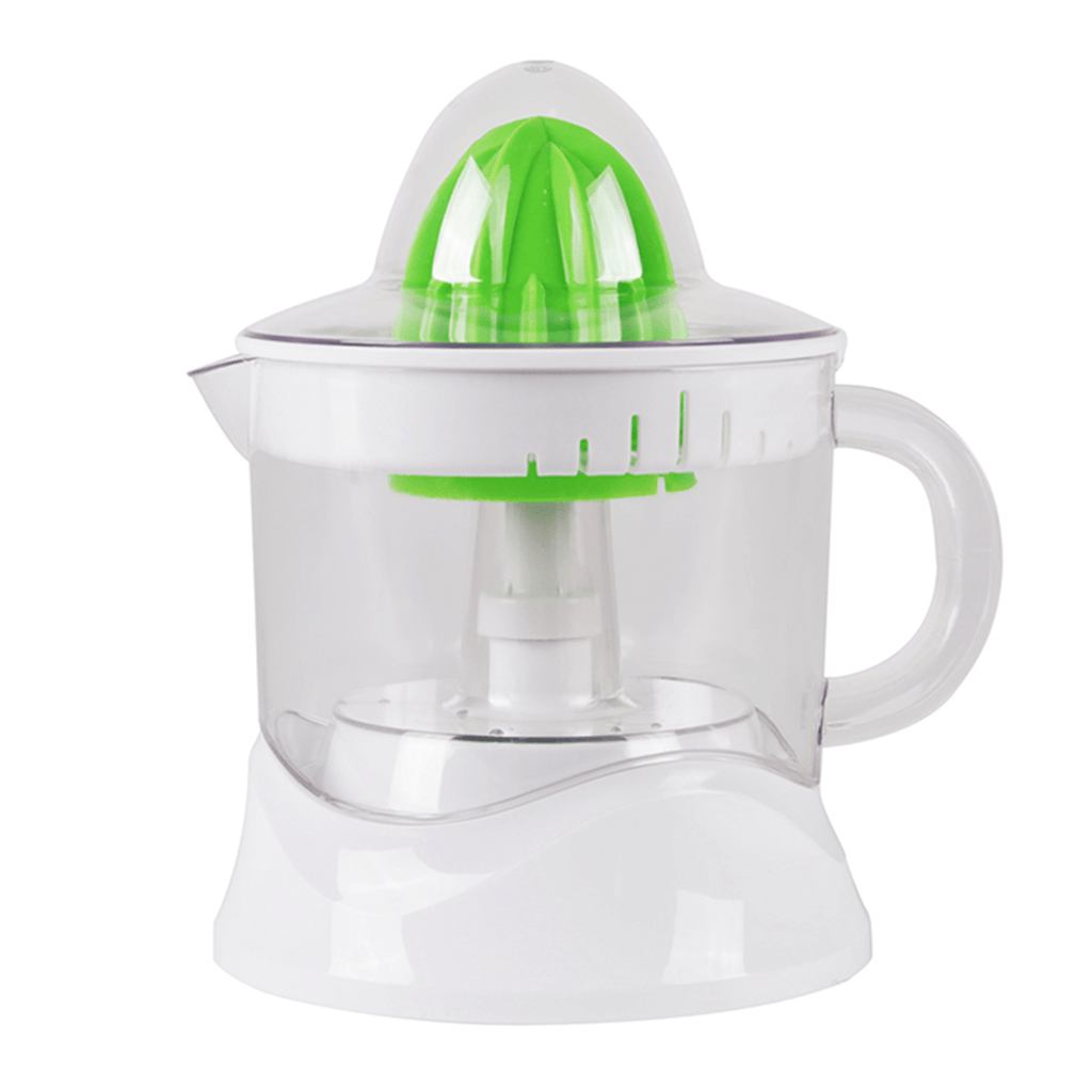 Exprimidor de Zumo Electrico de 2 Conos y Jarra de 0.7 Litros, 25W de Potencia, Colador de Pulpa, Base Antideslizante, Agarre Ergonómico, Máxima Durabilidad ideal para el Uso Diario, Perfecto para Preparar Zumos de Frutas y Cítricos