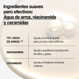 Anua Rice 70, Tónico Facial Coreano para Hidratar e Iluminar la Piel con Extracto de Arroz y Ceramidas, Cuidado Diario de la Piel, 250 ml