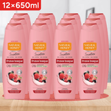 Natural Honey, Gel de Ducha de Frutas del Bosque con Hydradermal Complex, Tonifica y Suaviza para una Piel Suave, Fresca y Protegida, Línea Derma Care, 650 ml