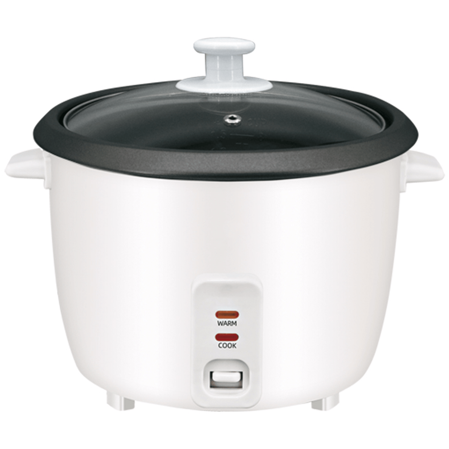 Hervidor de Arroz de Gran Capacidad, Arrocera con Función de Cocinar o Calentar, Contenedor Interno con Recubrimiento Antiadherente, Tapa de Vidrio Transparente, Indicador luminoso
