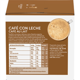 NESCAFÉ Dolce Gusto Café con Leche, 90 Cápsulas de Café, Intensidad 7, Para Cafeteras Dolce Gusto, 90 Cápsulas
