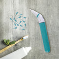 Limpiador Interdental, Cabezal Desmontable, Limpieza Eficaz, Ideal para Completar la Limpieza Dental, Puntas Desechables de Nylon, Tamaño Compacto, Funciona con 1 Pila AA