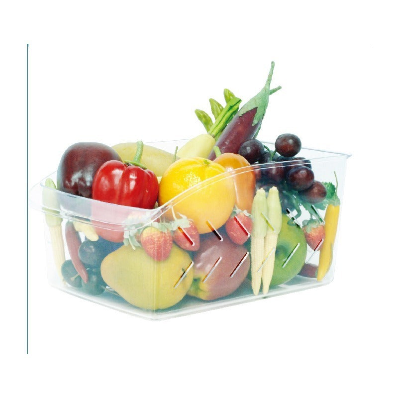 Organizador Nevera, Caja de Almacenamiento Transparente para Nevera, Contenedor de Plástico Multiusos, Ideal para Organizar y Optimizar el Espacio, Plástico Resistente