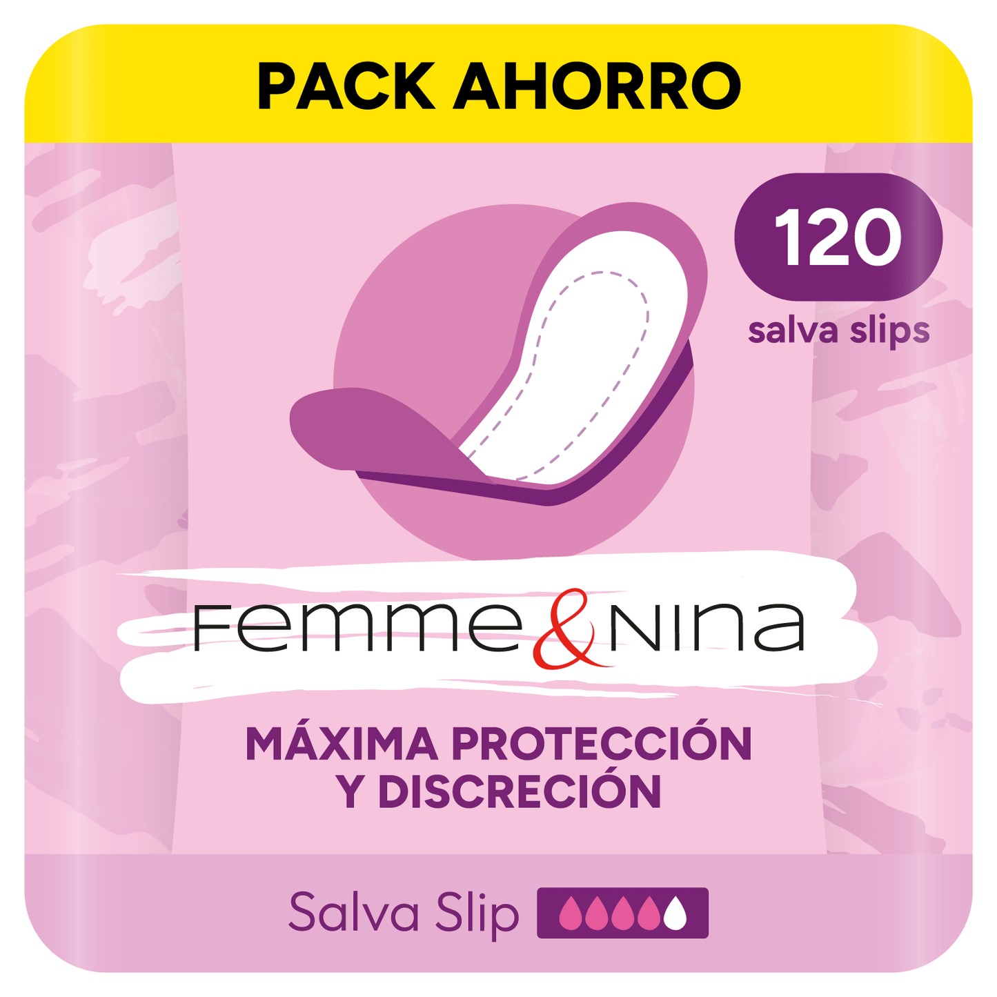 Compresas Mujer Menstruación, Máxima Seguridad, Comodidad y Discreción, Diseñada para Adaptarse, Perfectas para Uso Diario - FEMME & NINA
