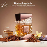 Nusuk Ateeq Extrait de Parfum, Perfume Árabe para Hombre con Aroma Dulce y Especiado, Notas de Miel, Canela, Vainilla y Almizcle, 100 ml