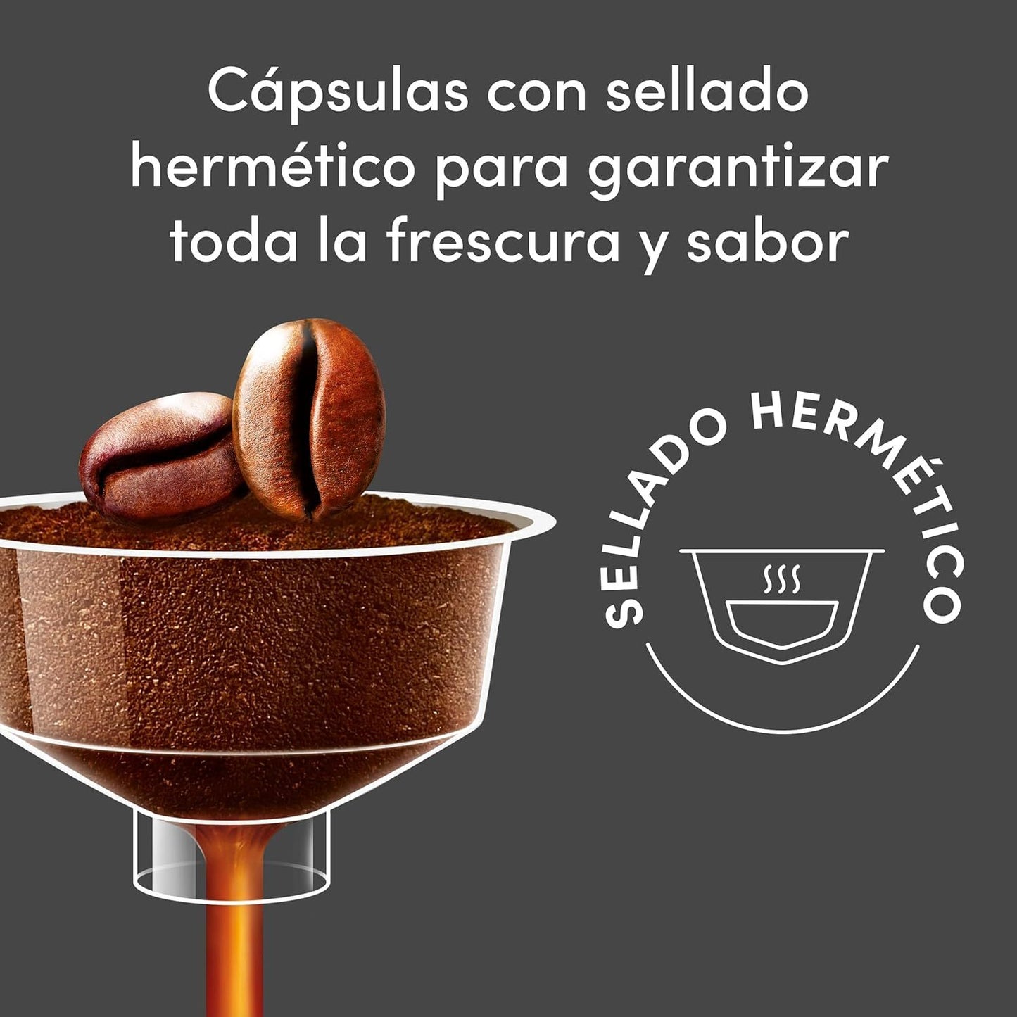 Nescafé Dolce Gusto, Café Espresso Intenso, Intensidad 7, Especiado y Con Cuerpo, 16/48/96 Cápsulas