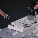 Mars Gaming MA-Kit, Kit de Limpieza Multifunción 21en1, Diseño Compacto y Portátil, Cepillos Suaves y Paño Sin Pelusa, Kit Limpieza Profesional Dispositivos Electrónicos, Extractor de Teclas, Estuche
