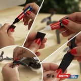Loctite Super Glue-3 Plásticos Difíciles Transparente 2g + 4ml, Pegamento Líquido Apto para PP, PE, PTFE, PVC, Reparación Rápida 4x Más Fuerte, Aplicación Cómoda y Precisa, Con Rotulador Activador