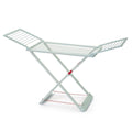 Tendedero Plegable con Alas, 20 Metros de Superficie de Tendido, Hecho de Resina Resistente al Sol y a la Intemperie, 180 x 108 x 55 cm