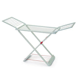 Tendedero Plegable con Alas, 20 Metros de Superficie de Tendido, Hecho de Resina Resistente al Sol y a la Intemperie, 180 x 108 x 55 cm
