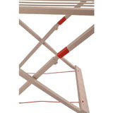 Tendedero Plegable con Alas, 20 Metros de Superficie de Tendido, Hecho de Resina Resistente al Sol y a la Intemperie, 180 x 108 x 55 cm