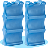 Pack 2 Acumulador Frio, Diseño Contorneado Aislante, Perfecto para Mantener las Gaseosas Frías durante Viajes de Camping, a la Playa o Piscina