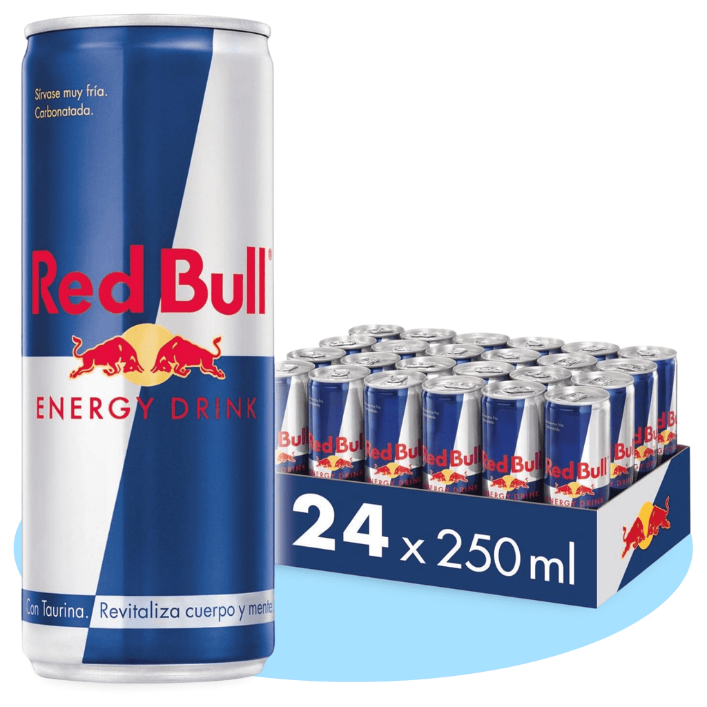 RED BULL Bebida Energética, Refresco Energético con Cafeína, Vitamina B y Taurina, Latas de 250/335/473ml