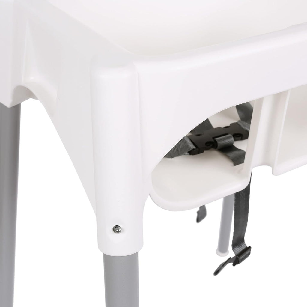 Trona Bebe Portátil, Fácil de Desmontar y Transportar, Segura, Estable y Resistente, Incluye Cinturón de Seguridad, Trona Bebé para Comer
