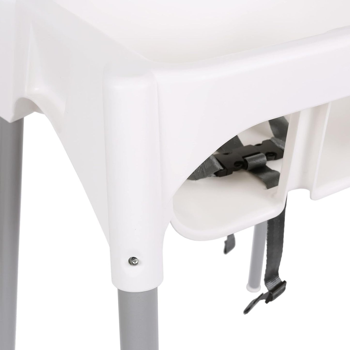 Trona Bebe Portátil, Fácil de Desmontar y Transportar, Segura, Estable y Resistente, Incluye Cinturón de Seguridad, Trona Bebé para Comer