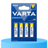 Pilas AAA Alcalinas de Alto Rendimiento, VARTA Energy, Larga Duración, Energía Continua, Ideal para Controles Remotos, Juguetes Electrónicos, Linternas, Lámparas, Relojes, Cámaras y Otros Dispositivos de Uso Diario - VARTA