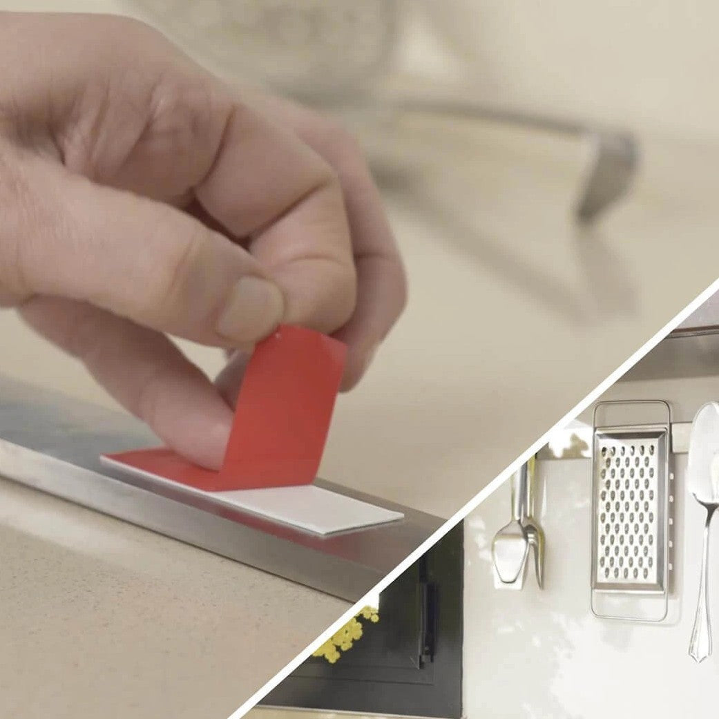 Pattex No Más Clavos Cinta Adhesiva de Doble Cara a Tiras Precortadas de 20 x 40mm, Ideal para Interior y Exterior, Fijación Permanente, 10 Tiras