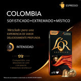L'Or Espresso Café Cápsulas Colombia Andes Origins Collection, Intensidad 8, 10/50 Cápsulas