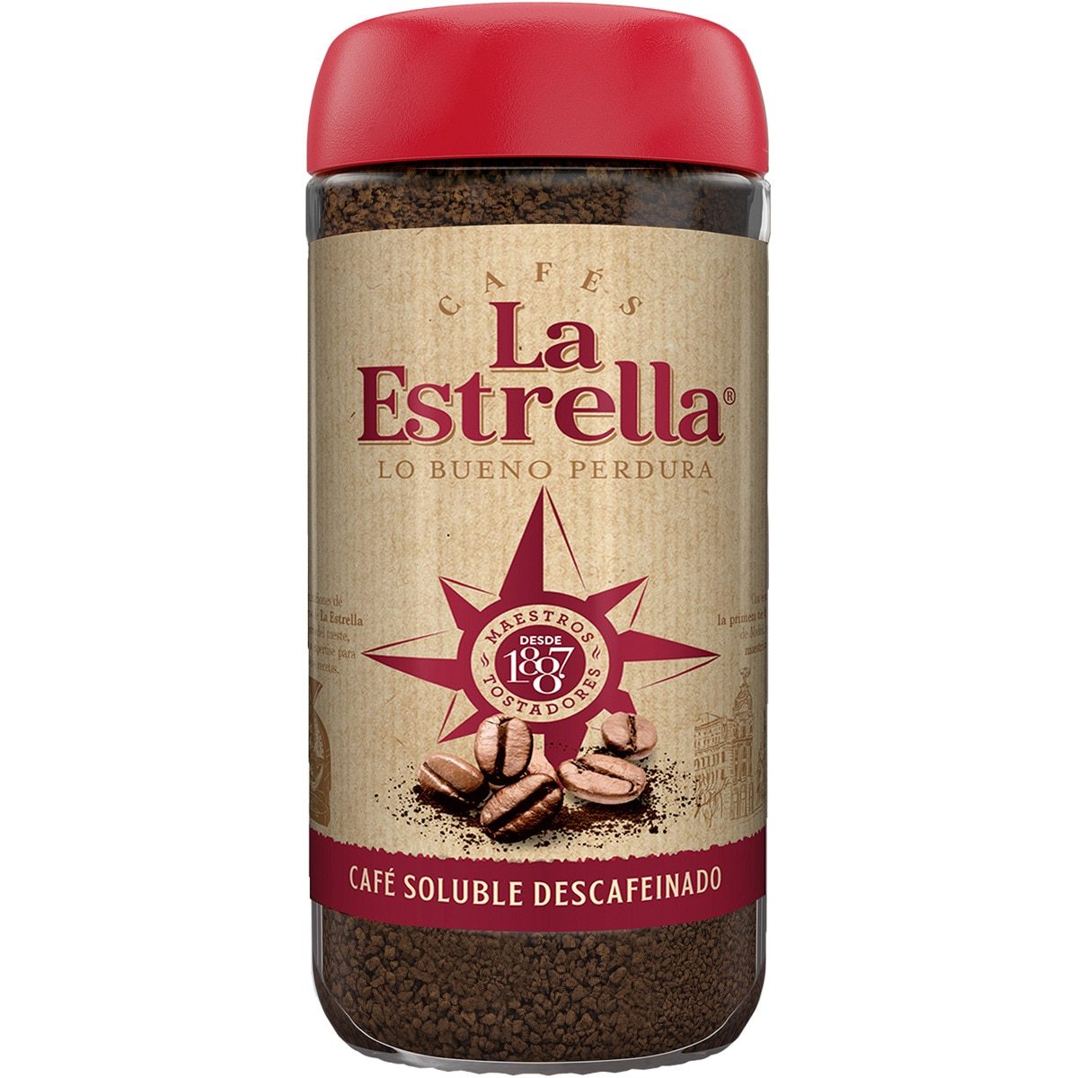 La Estrella Café Soluble Descafeinado, 190g