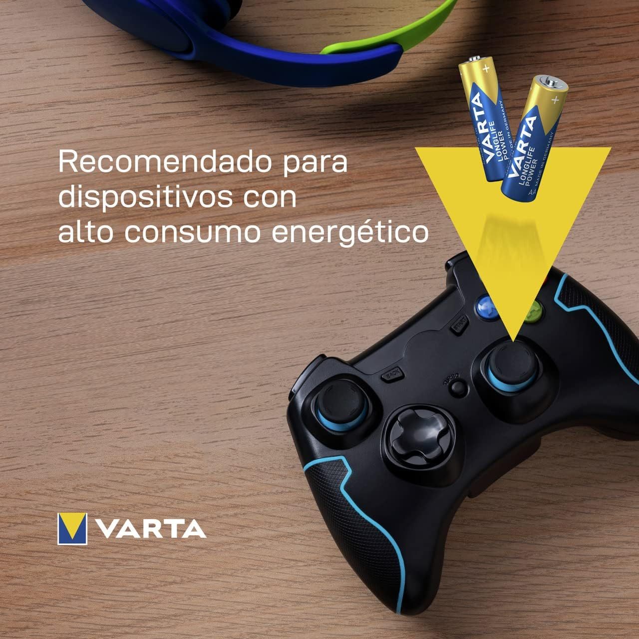 VARTA Pilas AA y AAA Alcalinas de Alto Rendimiento, 20 Pilas AA + 20 Pilas AAA, VARTA Longlife Power, Ultra Larga Duración, Energía Continua, Ideal para Controles Remotos, Juguetes Electrónicos, Linternas, Lámparas, Relojes