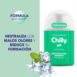 Chilly Jabón Íntimo para Mujer, Higiene Íntima Diaria con Sensación de Frescura, Limpieza Suave y Textura en Gel de Fácil Aplicación, Pack de 3 Unidades
