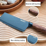 Juego de 6 Cuchillos de Cocina Profesionales, Cuchillos de Acero Inoxidable con Filo de alta Precisión, Excelente Durabilidad, Mango Ergonómico, Fácil de Limpiar, Ideal como Regalo, Incluye 4 Cuchillos, 1 Pelador y 1 Tijera