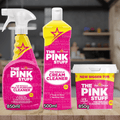 The Pink Stuff Pack Completo para Limpieza Hogar, Limpiador Profundo Multiusos, Ideal para Limpiar la Suciedad Persistente, Grasa y Mugre, Pasta Limpiadora 850g, Crema Limpiadora 500ml, Spray Limpiador 850ml