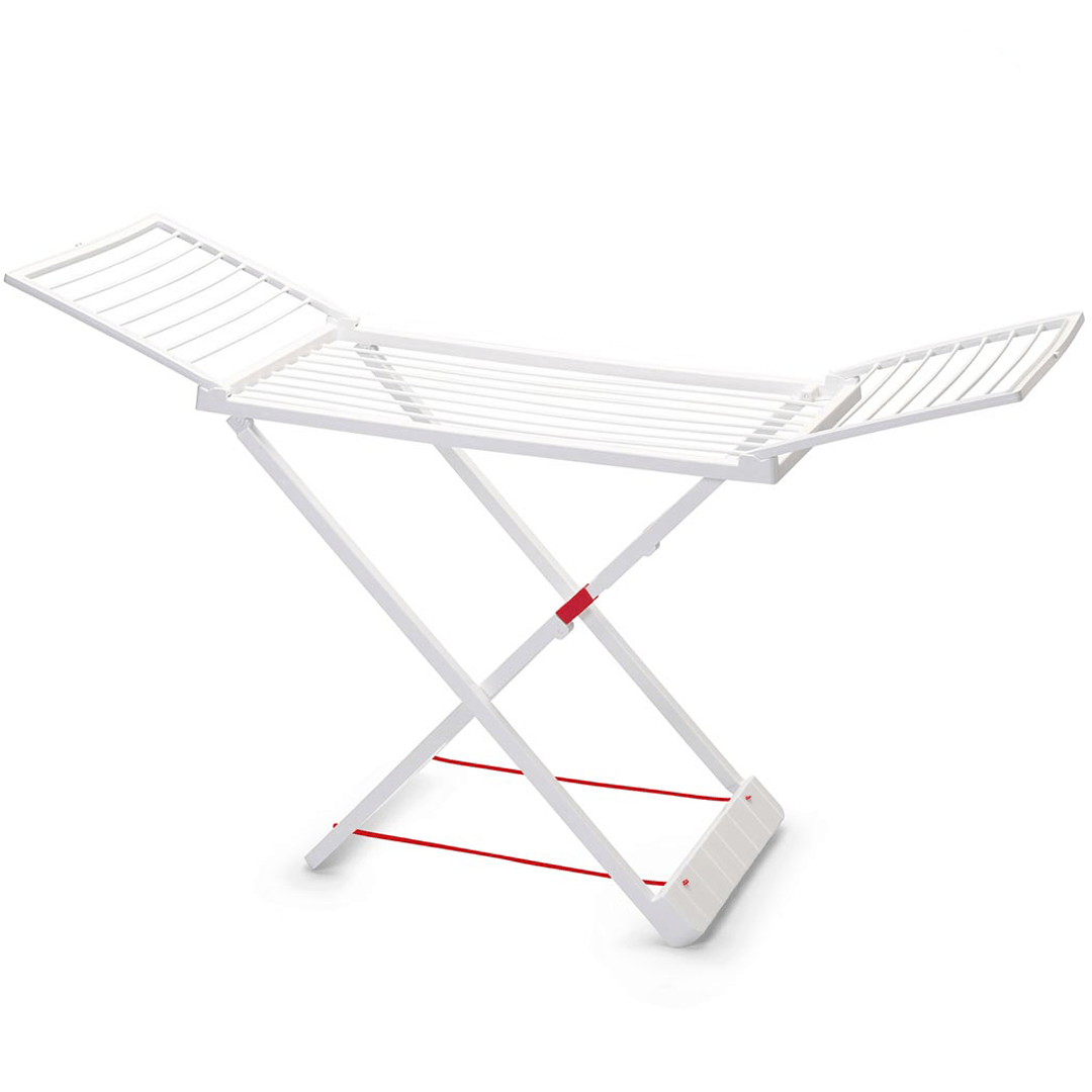 Tendedero Plegable con Alas, 20 Metros de Superficie de Tendido, Hecho de Resina Resistente al Sol y a la Intemperie, 180 x 108 x 55 cm