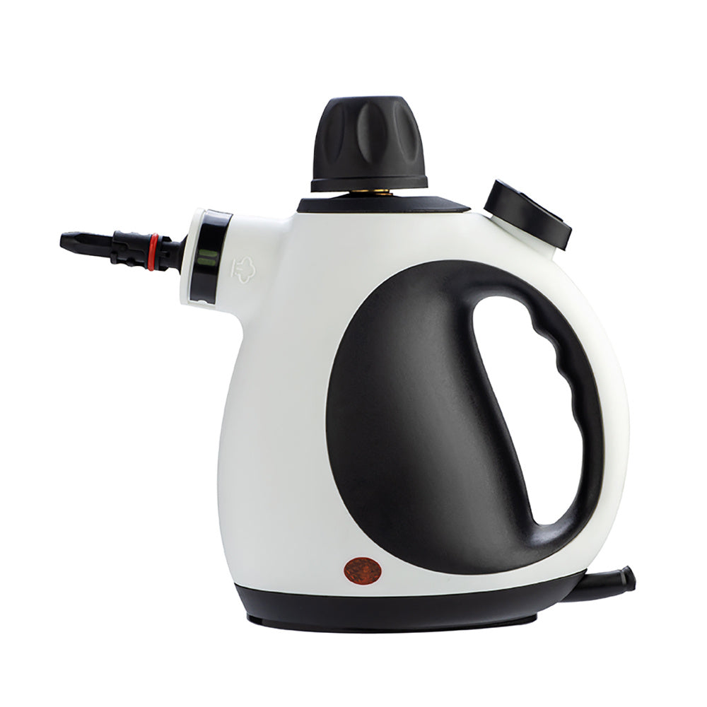 Vaporeta de Limpieza Hogar, Limpieza Vapor, Vaporeta de Mano con 9 Accesorios, Color Surtido Amarillo o Blanco, Limpia a Vapor todo tipo de Superficies, Ideal para el Hogar y el Coche, Capacidad Depósito: 250ml, Presión del vapor: 2,6 – 3,2 var