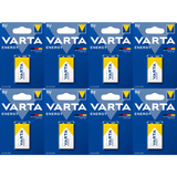 Pilas 9V Alcalinas, Pilas 9v Cuadradas de Alto Rendimiento, VARTA Energy, Larga Duración, Energía Continua, Ideal para Detectores de Humo, Micrófonos Inalámbricos, Pedales de Guitarra, Multímetros, Electrodomésticos