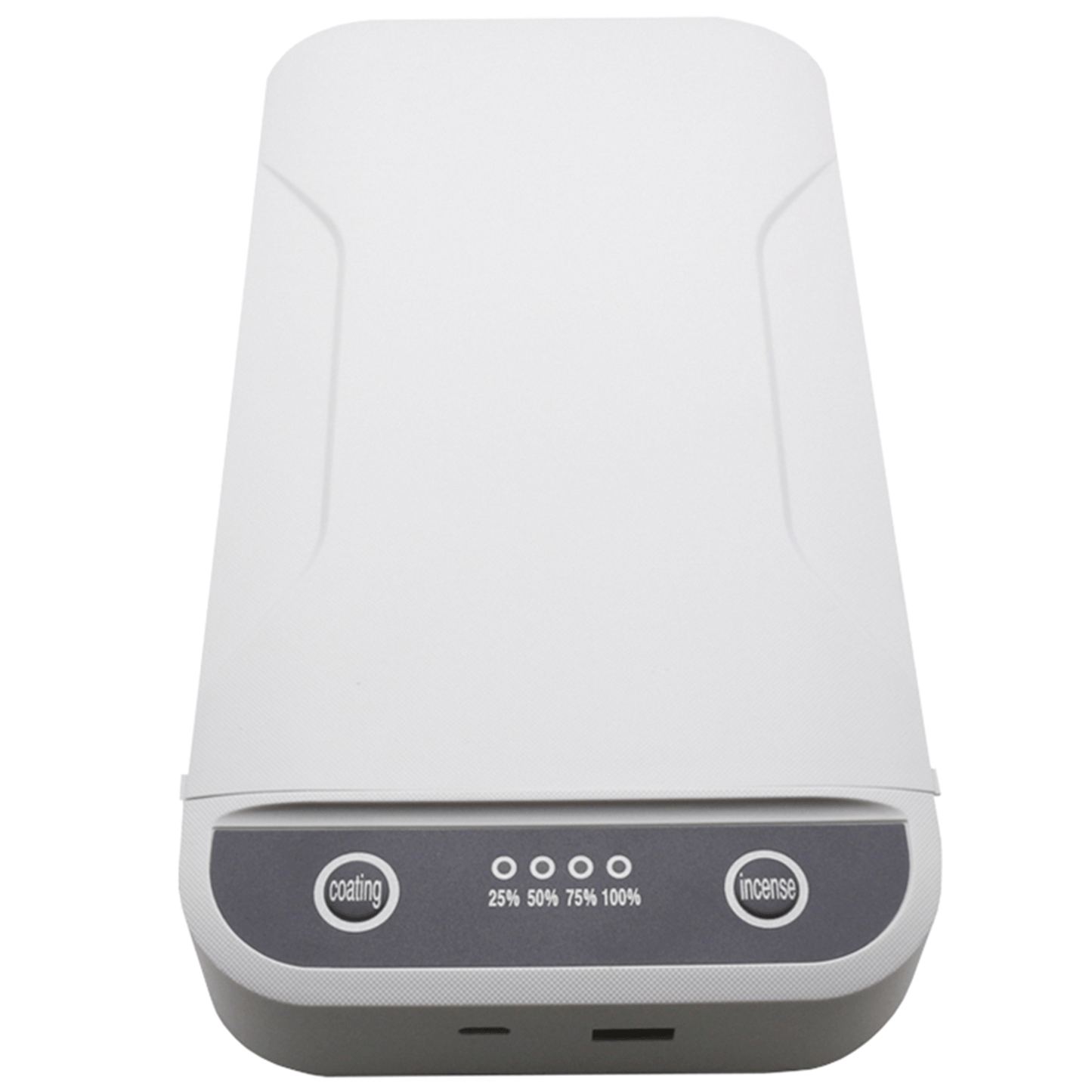 Caja Esterilizadora UV con Función de Aromaterapia, Desinfección UV en 5 Minutos, 2 Bombillas UV para Limpieza Completa 360º, Carga USB, Portátil y Facil de Usar, Para Móviles de hasta 6,5¨