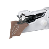 Máquina de Coser Portátil a Mano, Rápida y Fiable, Fácil de Usar y Transportar, 4 pilas AAA, Apto para Todos los Tejidos, Ideal para Reparaciones Rápidas, Contenido: 1 Aguja, 1 Eje, 1 Enhebador de Aguja, 2 Ejes de Soporte para Hilo