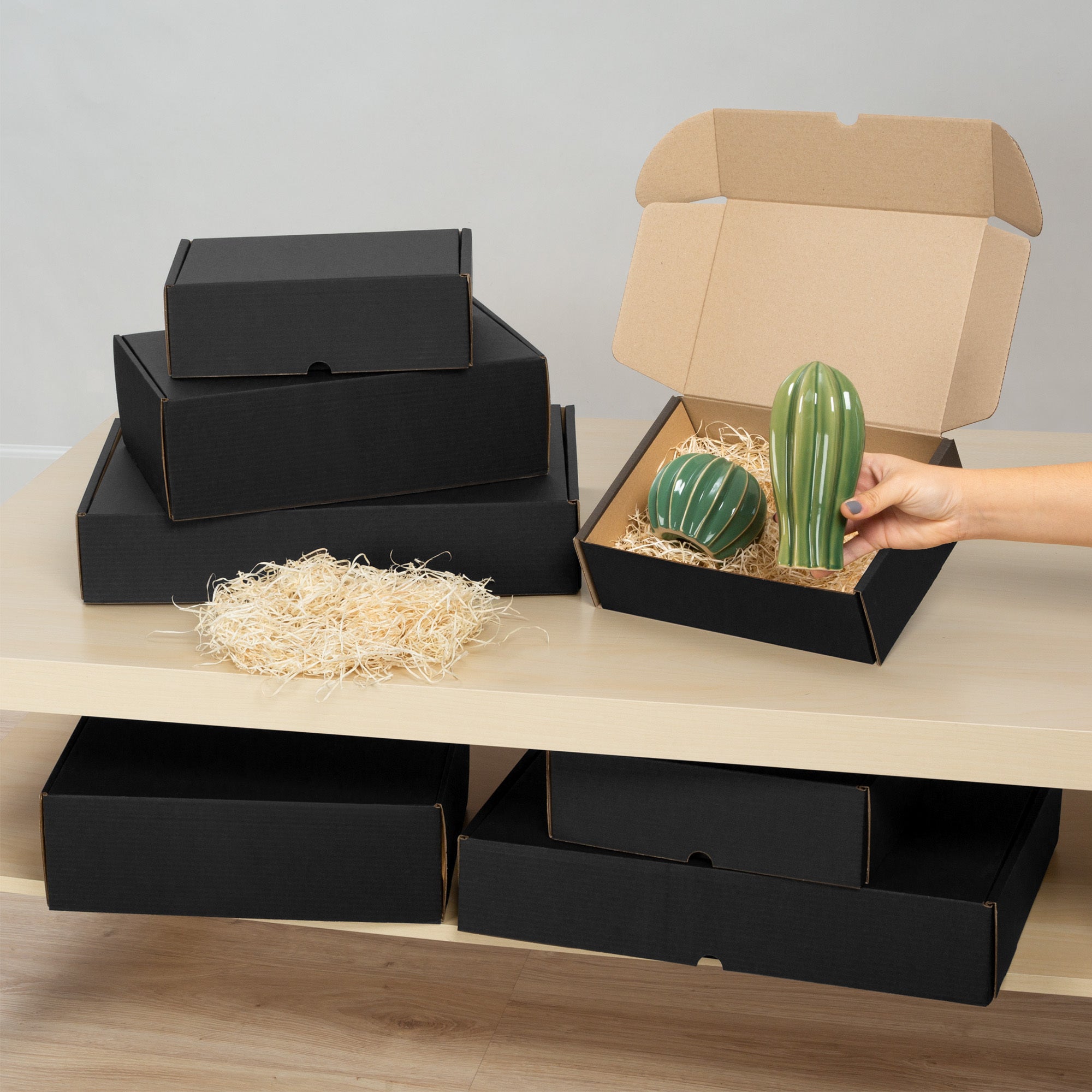 packer PRO Packs de Cajas de Cartón para Embalaje, Caja de Transporte Resistente, Cajas de Cartón para Envíos y Correo, Cajas de Cartón Corrugado, Caja de Regalo
