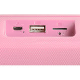 Mars Gaming MSBAXP, Altavoz Bluetooth RGB, Compacto,10W, USB/MicroSD/Radio, Rosa