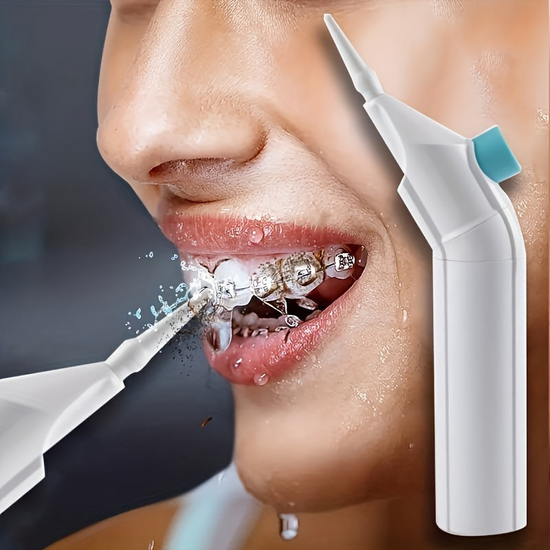 Irrigador Dental Portátil, Boquilla Interdental, Irrigador Oral, Tamaño Compacto ideal para Viajes, Herramienta de Higiene Dental de Limpieza Profunda