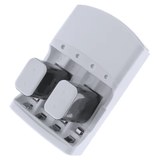 Cargador Pilas AA, AAA y 9V, Cargador con Indicador Luminoso de Carga